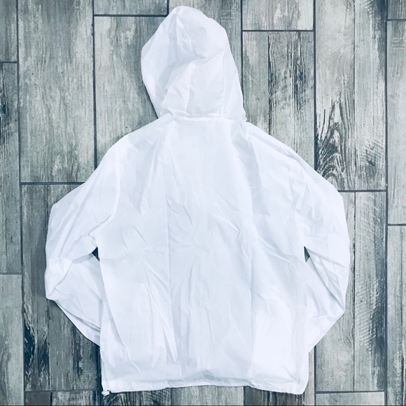 Bright White Ultralight Windbreaker Running Jacket - Picture 4 of 4